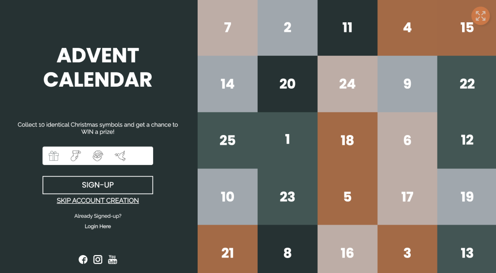 25 Day Advent Calendar